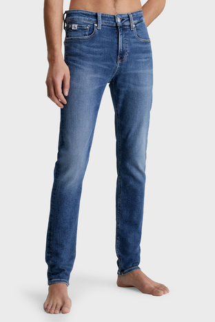 Calvin Klein - Calvin Klein Streç Pamuklu Düşük Bel Dar Paça Skinny Fit Jeans J30J3228341BJ Erkek Kot Pantolon J30J322834 1BJ LACİVERT (1)