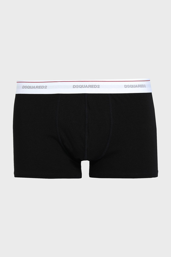 Dsquared2 Streç Pamuklu 2 Pack Erkek Boxer DCX420020 01 SİYAH