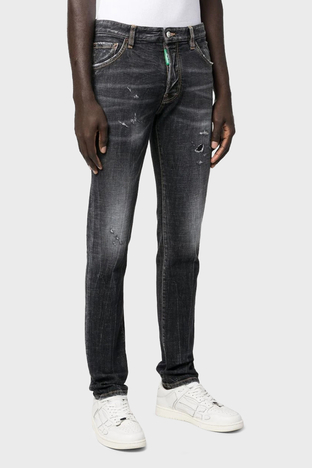 Dsquared2 - Dsquared2 Streç Pamuklu Regular Fit Cool Guy Jeans Erkek Kot Pantolon S78LB0080 S30835 900 SİYAH (1)