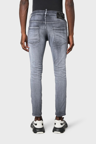 Dsquared2 - Dsquared2 Streç Pamuklu Skinny Fit Jeans Erkek Kot Pantolon S71LB1339 S30503 900 GRİ (1)