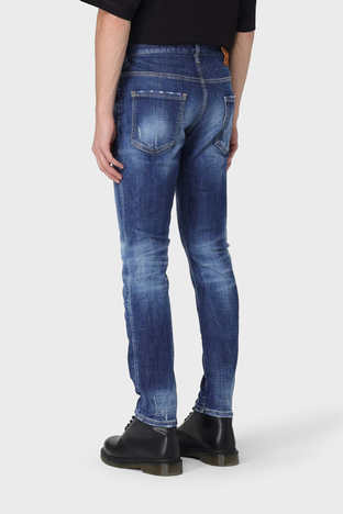 Dsquared2 - Dsquared2 Streç Pamuklu Skinny Fit Jeans Erkek Kot Pantolon S71LB1357 S30872 470 LACİVERT (1)