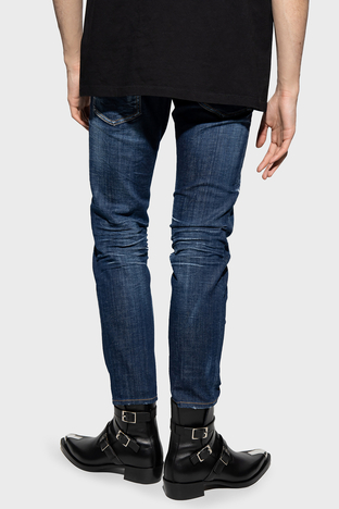 Dsquared2 - Dsquared2 Streç Pamuklu Slim Fit Jeans Erkek Kot Pantolon S74LB1316 S30342 470 LACİVERT (1)