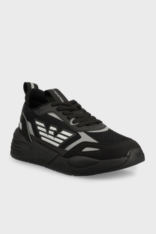 EA7 - EA7 Kalın Tabanlı Sneaker Unisex Ayakkabı X8X070 XK165 M826 SİYAH (1)