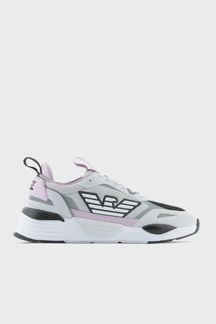 Ea7 - EA7 Logolu Kalın Tabanlı Sneaker Unisex Ayakkabı X8X070 XK165 R317 BEYAZ-PEMBE