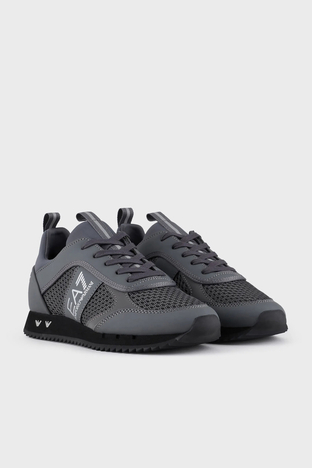 Ea7 - EA7 Logolu Sneaker Unisex Ayakkabı X8X027 XK050 Q746 GRİ (1)