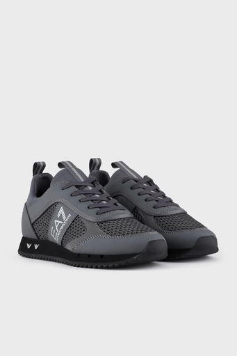 EA7 Logolu Sneaker Unisex Ayakkabı X8X027 XK050 Q746 GRİ