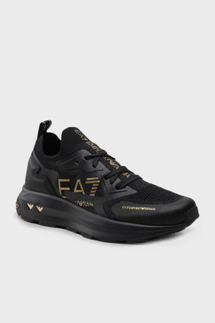 Ea7 - EA7 Logolu Sneaker Unisex Ayakkabı X8X113 XK269 M701 SİYAH (1)