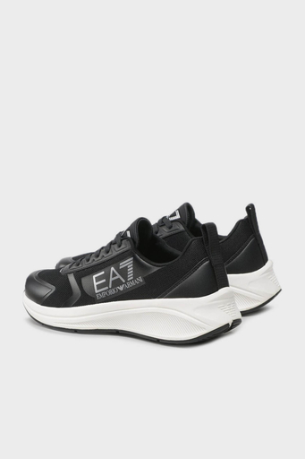 EA7 Logolu Sneaker Unisex Ayakkabı X8X125 XK303 N763 SİYAH