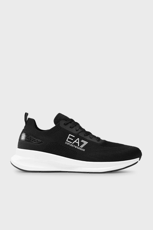Ea7 - EA7 Logolu Sneaker Unisex Ayakkabı X8X149 XK349 N763 SİYAH-GÜMÜŞ