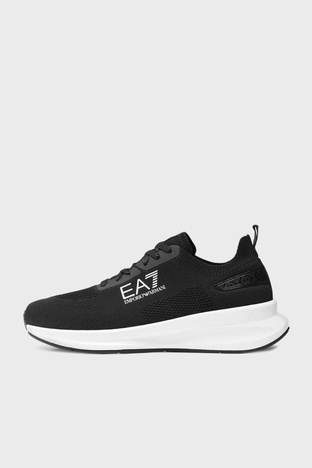 Ea7 - EA7 Logolu Sneaker Unisex Ayakkabı X8X149 XK349 N763 SİYAH-GÜMÜŞ (1)