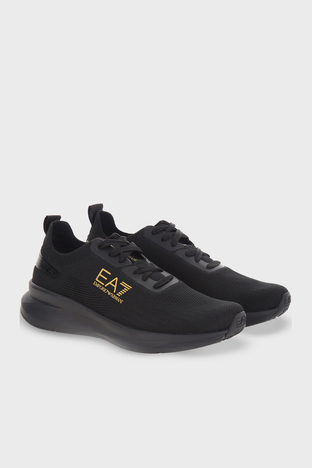 Ea7 - EA7 Logolu Sneaker Unisex Ayakkabı X8X149 XK349 T775 SİYAH (1)