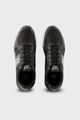 Ea7 - EA7 Logolu Sneaker Unisex Ayakkabı X8X151 XK386 N181 SİYAH-BEYAZ (1)