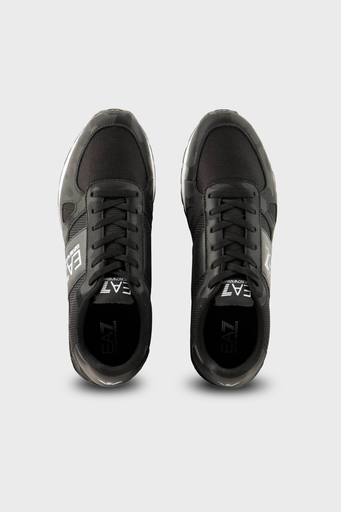 EA7 Logolu Sneaker Unisex Ayakkabı X8X151 XK386 N181 SİYAH-BEYAZ