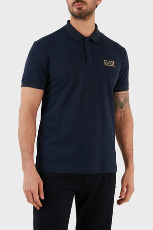 Ea7 - EA7 Pamuklu Slim Fit Düğmeli Erkek Polo T Shirt 3RPF01 PJ5AZ 1554 LACİVERT (1)
