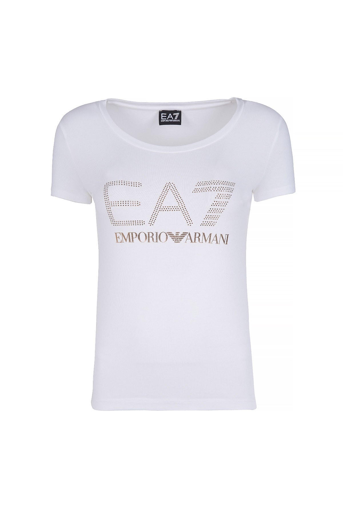 EA7 T SHIRT Kadın T Shirt 6YTT37 TJ12Z 1100 BEYAZ