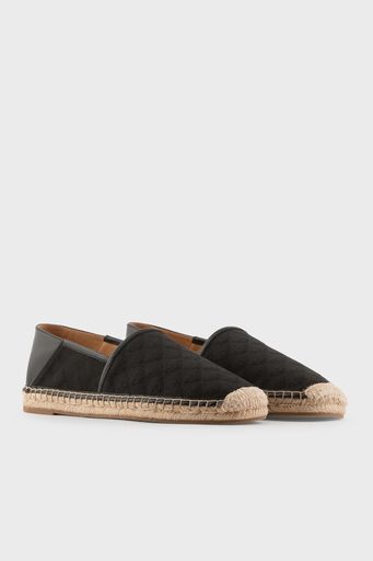 Emporio Armani Ayakkabı Erkek Espadril X4S028 XN775 K001 SİYAH