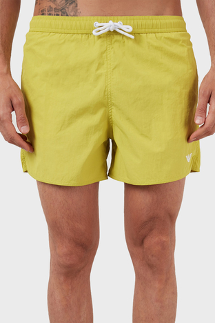 Emporio Armani - Emporio Armani Deniz Şortu Cepli Regular Fit Erkek Mayo Short 211756 2R422 14483 ELMA YEŞİLİ (1)