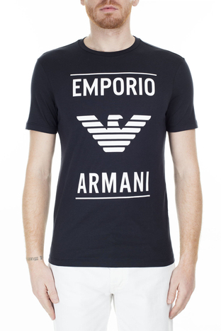 Emporio Armani - Emporio Armani Erkek T Shirt S 6G1TE7 1JNQZ 0922 LACİVERT