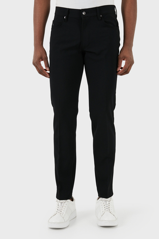 Emporio Armani - Emporio Armani J05 Streç Pamuklu Normal Bel Regular Fit Jeans Erkek Kot Pantolon 3D1J05 1NPQZ 0999 SİYAH (1)