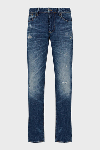 Emporio Armani J06 Düşük Bel Slim Fit Jeans Erkek Kot Pantolon 3D1J06 1D06Z 0942 LACİVERT