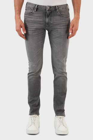 Emporio Armani - Emporio Armani J06 Pamuklu Normal Bel Slim Fit Jeans Erkek Kot Pantolon 6L1J06 1DS3Z 0006 GRİ (1)
