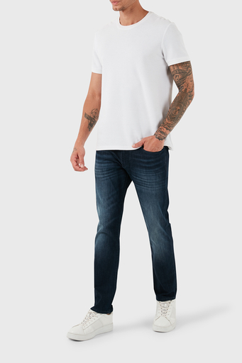 Emporio Armani J06 Slim Fit Düşük Bel Jeans Erkek Kot Pantolon 8N1J06 1D16Z 0942 LACİVERT