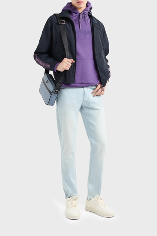 Emporio Armani - Emporio Armani J16 Düşük Bel Slim Fit Düz Paça Jeans Erkek Kot Pantolon 3D1J16 1D13Z 0943 AÇIK MAVİ (1)