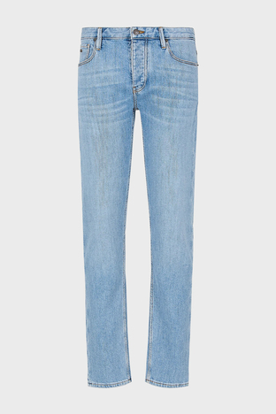 Emporio Armani - Emporio Armani J75 Slim Fit Düşük Bel Jeans Erkek Kot Pantolon 3D1J75 1D01Z 0943 MAVİ (1)