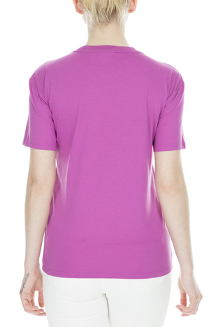 Emporio Armani - Emporio Armani Bayan T Shirt 3G2T88 2JSYZ 0841 PEMBE (1)