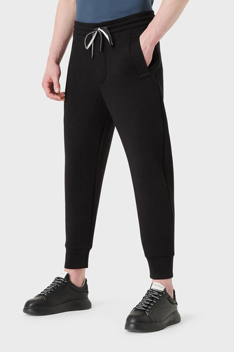 Emporio Armani Logolu Elastik Bel Bantlı Regular Fit Jogger Erkek Pantolon 8N1P92 1JHSZ 0999 SİYAH