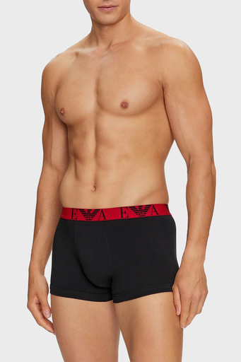 Emporio Armani Logolu Streç Pamuklu Erkek Boxer 111357 4F715 38121 SİYAH