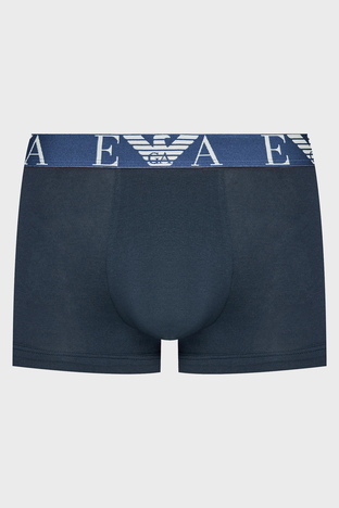 Emporio Armani - Emporio Armani Logolu Streç Pamuklu Erkek Boxer 111357 4F715 64135 Lila-Kırmızı-Lacivert (1)