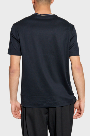 Emporio Armani - Emporio Armani Pamuklu Bisiklet Yaka Erkek T Shirt 6D1T95 1JOSZ 0920 LACİVERT (1)