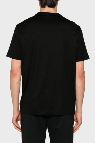 Emporio Armani - Emporio Armani Pamuklu Bisiklet Yaka Erkek T Shirt 6D1T99 1JOSZ 0999 SİYAH (1)