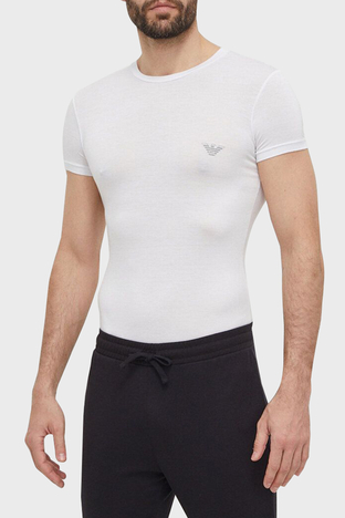 Emporio Armani - Emporio Armani Pamuklu Bisiklet Yaka Slim Fit 2 Pack Erkek T Shirt 111670 4R733 22120 SİYAH-BEYAZ (1)