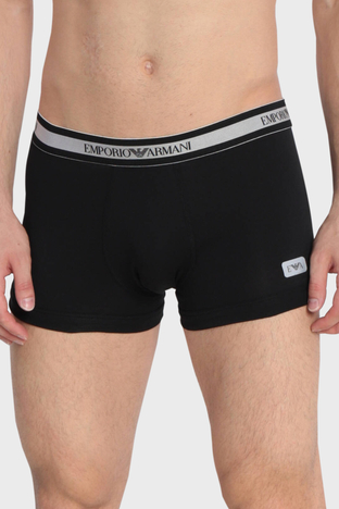 Emporio Armani - Emporio Armani Pamuklu Esnek Erkek Boxer 111389 3F512 00020 SİYAH (1)