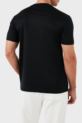 Emporio Armani Pamuklu Regular Fit Bisiklet Yaka Erkek T Shirt 3D1TP3 1JUVZ 0999 SİYAH