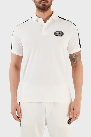 Emporio Armani - Emporio Armani Pamuklu Regular Fit Düğmeli Erkek Polo T Shirt 3R1F77 1JCYZ 0101 BEYAZ