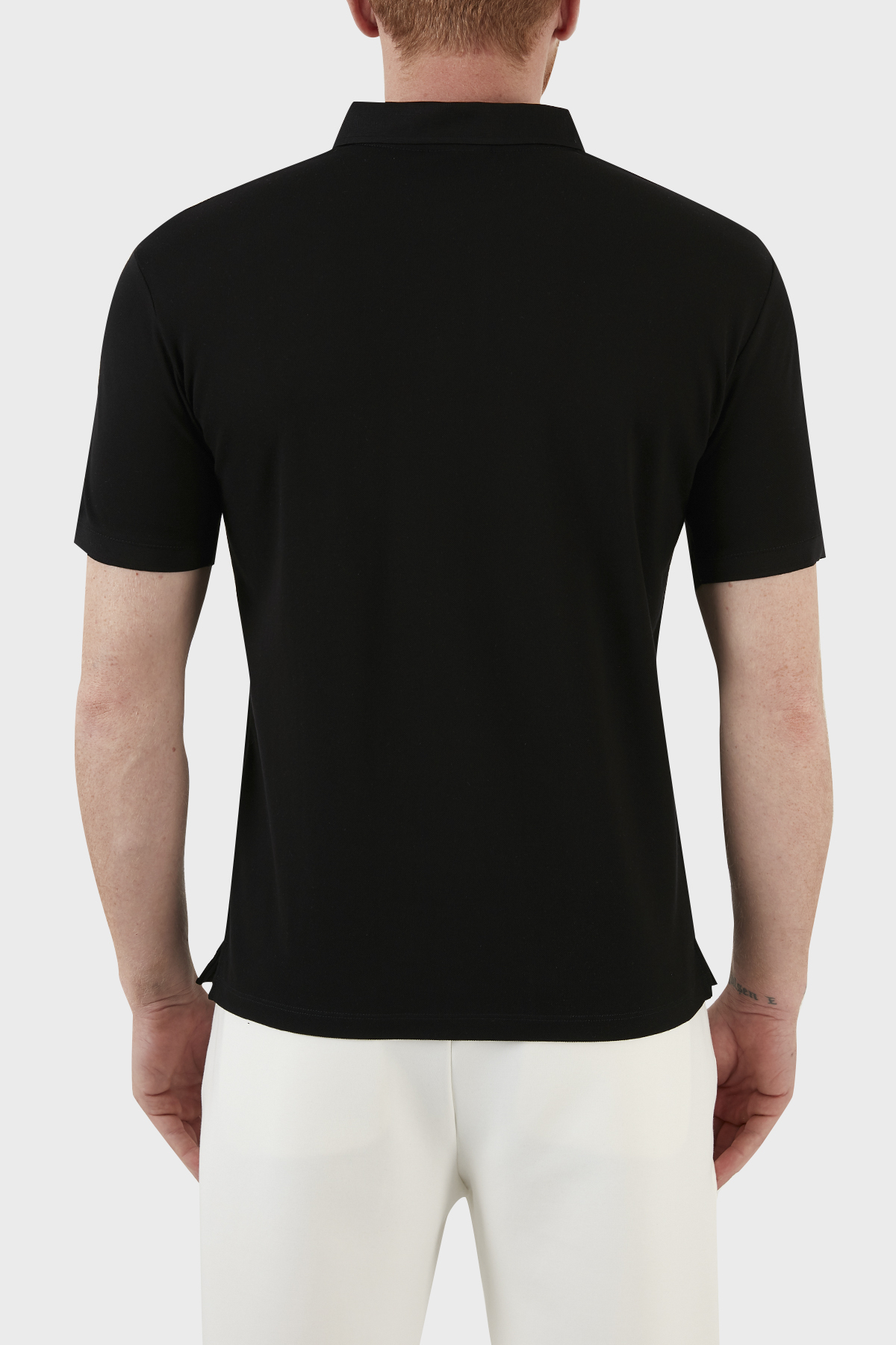 Emporio Armani Pamuklu Regular Fit Düğmeli T Shirt Erkek Polo 3L1FAT 1JTKZ 0999 SİYAH