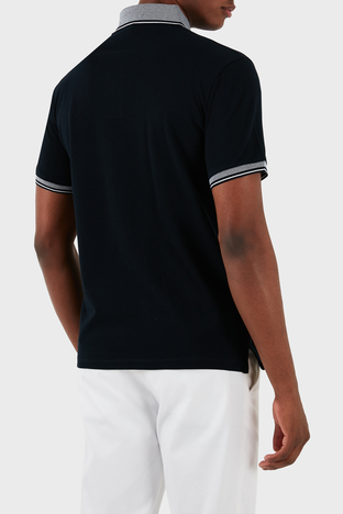 Emporio Armani - Emporio Armani Pamuklu Regular Fit Erkek Polo Yaka T Shirt 3D1FM5 1JTKZ 09S7 LACİVERT (1)