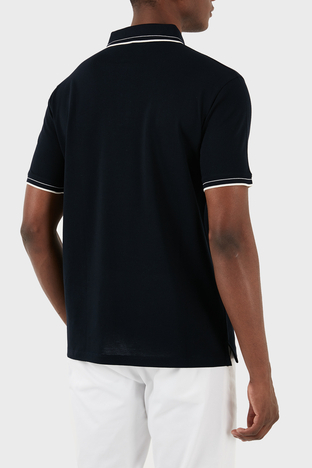 Emporio Armani - Emporio Armani Pamuklu Regular Fit Erkek Polo Yaka T Shirt 3D1FM6 1JTKZ 0920 LACİVERT (1)