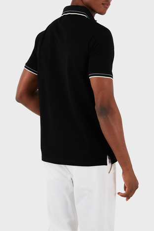 Emporio Armani - Emporio Armani Pamuklu Regular Fit Erkek Polo Yaka T Shirt 3D1FM6 1JTKZ 0999 SİYAH (1)