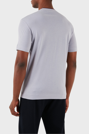 Emporio Armani - Emporio Armani Pamuklu Regular Fit Erkek T Shirt 3D1T73 1JPZZ 08B7 LİLA (1)