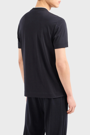 Emporio Armani - Emporio Armani Pamuklu Regular Fit Erkek T Shirt 3D1T73 1JPZZ 09R6 LACİVERT (1)