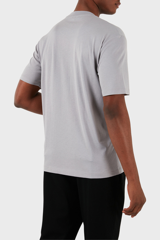 Emporio Armani - Emporio Armani Pamuklu Regular Fit Erkek T Shirt 3D1TG3 1JPZZ 06I4 GRİ (1)