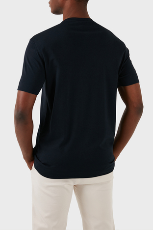 Emporio Armani - Emporio Armani Pamuklu Regular Fit Erkek T Shirt 3D1TG8 1JOCZ 09Q6 LACİVERT (1)