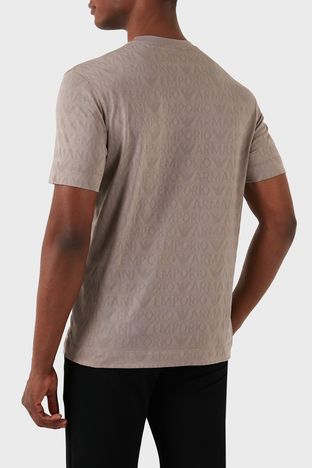 Emporio Armani - Emporio Armani Pamuklu Regular Fit Erkek T Shirt 3D1TH5 1JORZ 0650 BEJ (1)