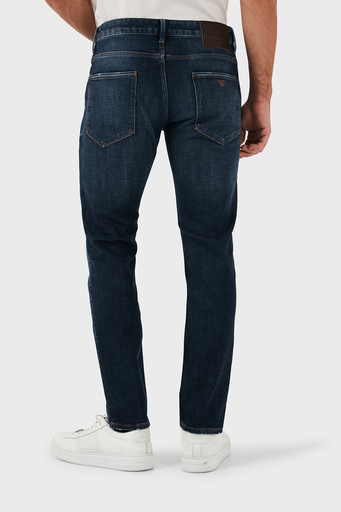 Emporio Armani Pamuklu Slim Fit Dar Paça Jeans Erkek Kot Pantolon 6D1J06 1D98Z 0941 LACİVERT