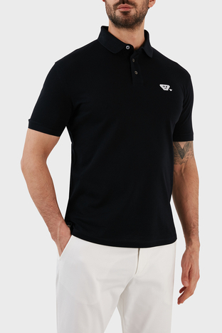 Emporio Armani - Emporio Armani Pamuklu Slim Fit Düğmeli Erkek Polo T Shirt 8N1FAL 1JTKZ 0920 LACİVERT (1)