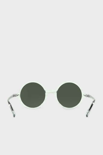 Emporio Armani Şeffaf Yuvarlak Güneş Erkek Gözlük 0EA501M 60216R 47 Kristal-Koyu Yeşil